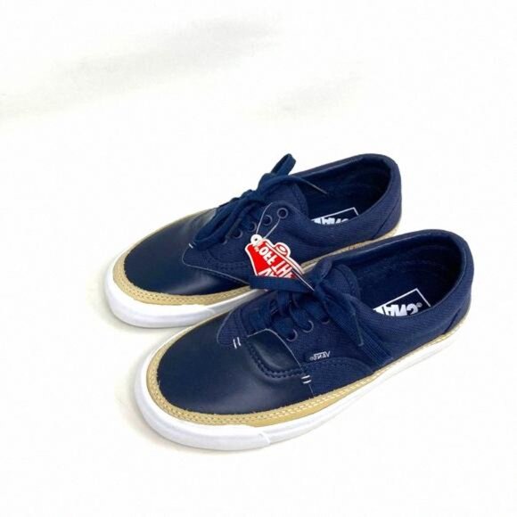 💖MEGA SALE💖VANS Slip Vamp Era Overply Women Blue VN0A4TZXX95 Genuine - Picture 3 of 11